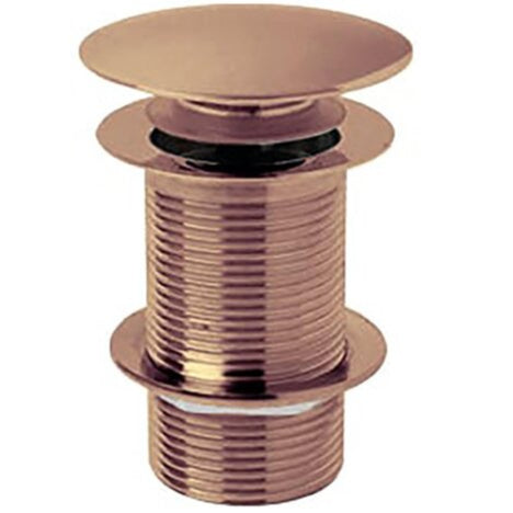 BC Designs Unslotted Push Button Basin Waste Copper WAS220CO