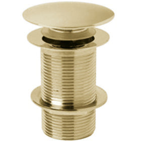 BC Designs Unslotted Push Button Basin Waste Gold WAS220G