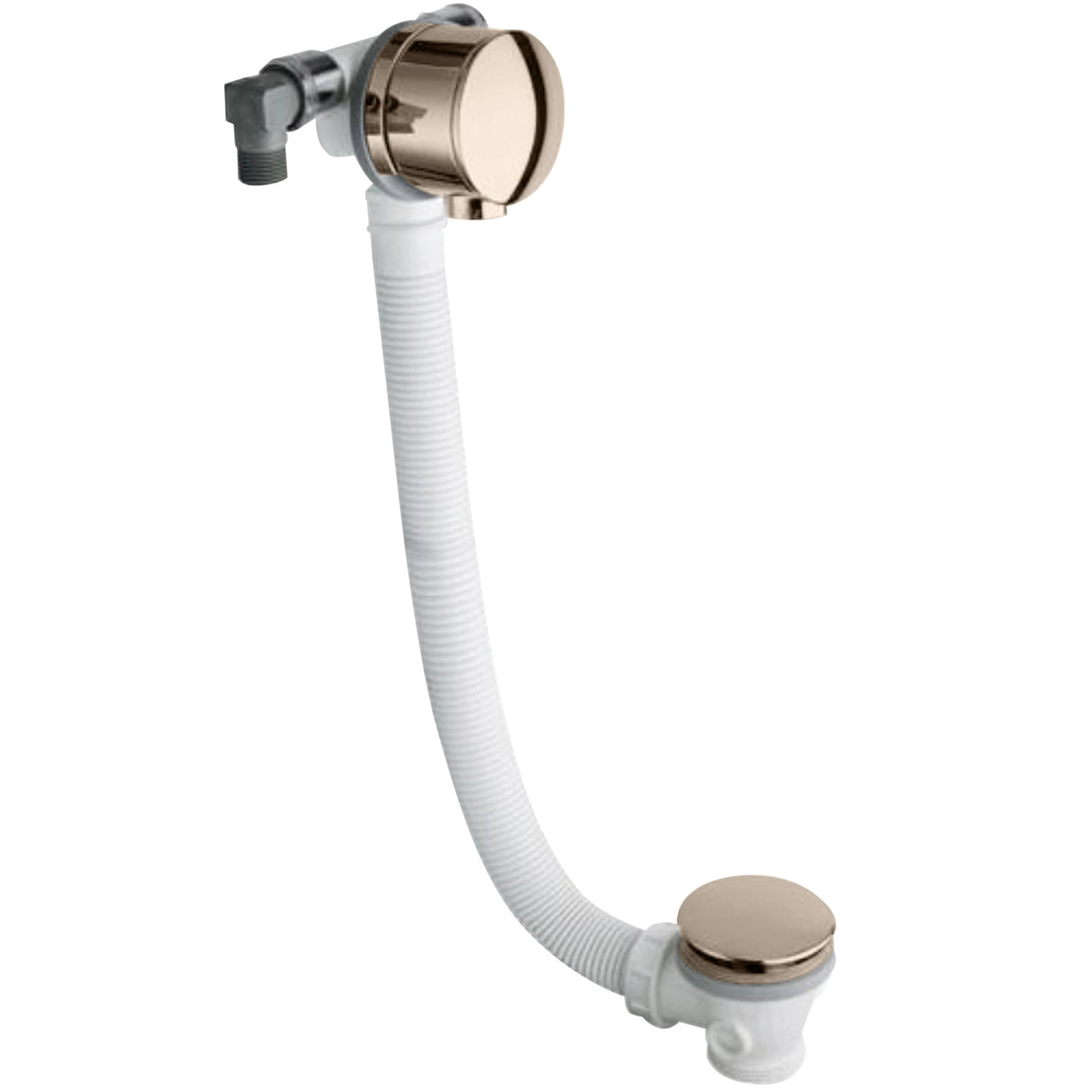 BC Designs Freeflow Bath Filler Pop-Up Waste & Overflow For Acrylic Boat Bath Nickel WAS308N