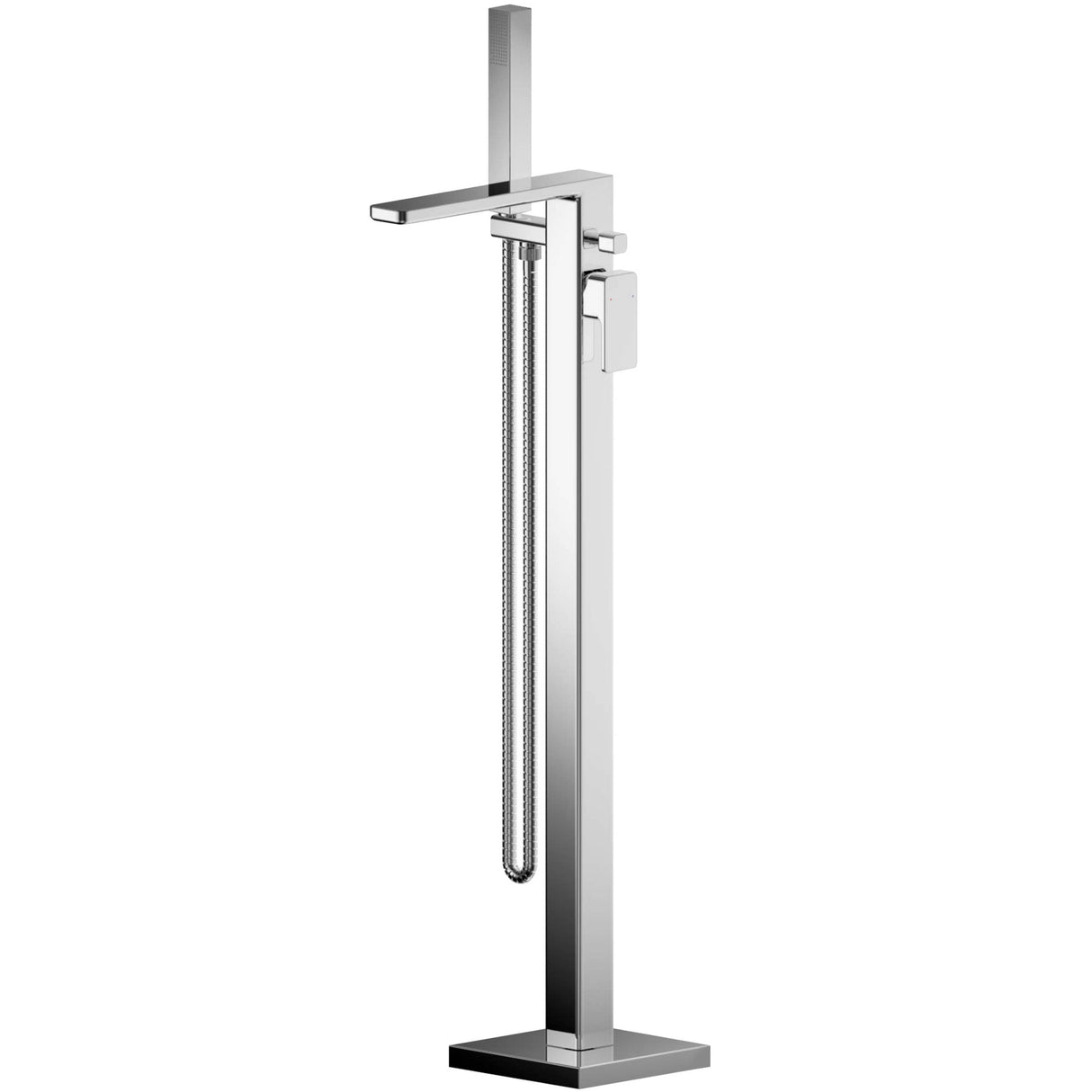Nuie Windon Freestanding Bath Shower Mixer Tap with Shower Kit Chrome WIN321
