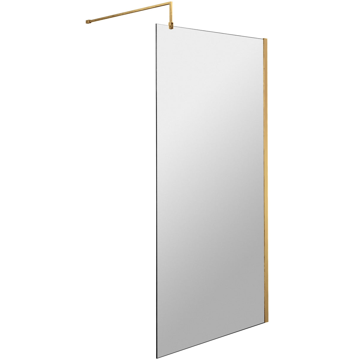 Hudson Reed 8mm Wetroom Screen Brushed Brass WRSBB90