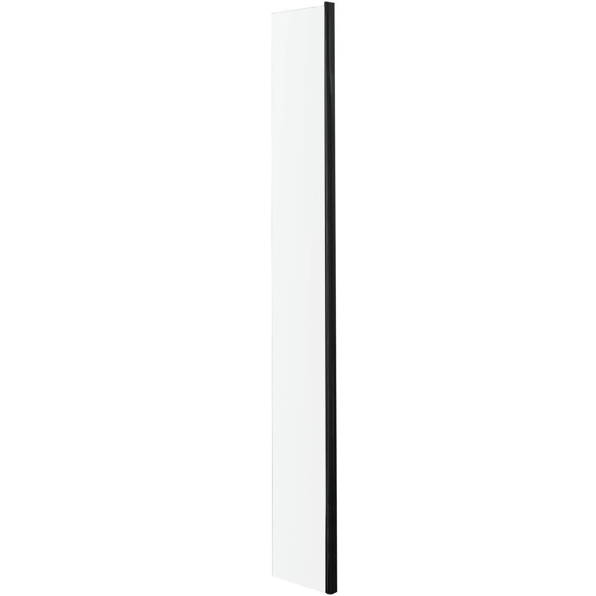 Hudson Reed 8mm Wetroom Return Screen Matt Black WRSBP250