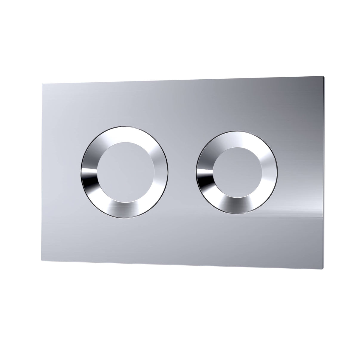 Nuie 1136-1336mm WC Frame with Dual Flush Plate - Round Button Chrome XTY009R_2