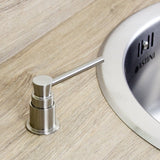 Astini Brushed Steel 270ml Integrated Kitchen Sink Soap Dispenser 202/BN