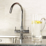 Astini Torlan Chrome 3 Way Ambient & Water Filter Kitchen Sink Mixer Tap