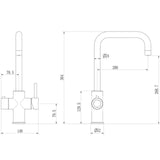 Astini Bollitore² 4in1 Boiling Hot & Filtered Cold Kitchen Tap & Tank Kit