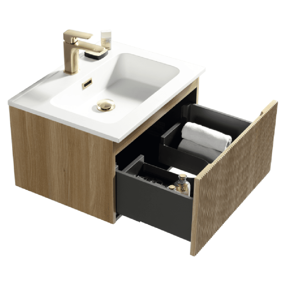 Astini Flauto 600 Wall Hung Vanity Unit & Basin