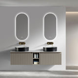 Astini Flauto 1400mm Wall Hung Double Vanity W/ Storage Box & Counter Top