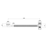 Ellsi Easy Clean Click Clack Bath Waste & Overflow LS