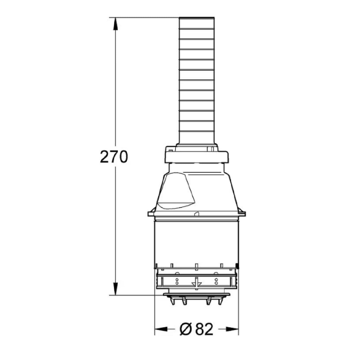Grohe 42137000 Single Flush Drop Valve & Piston 42137000 LD