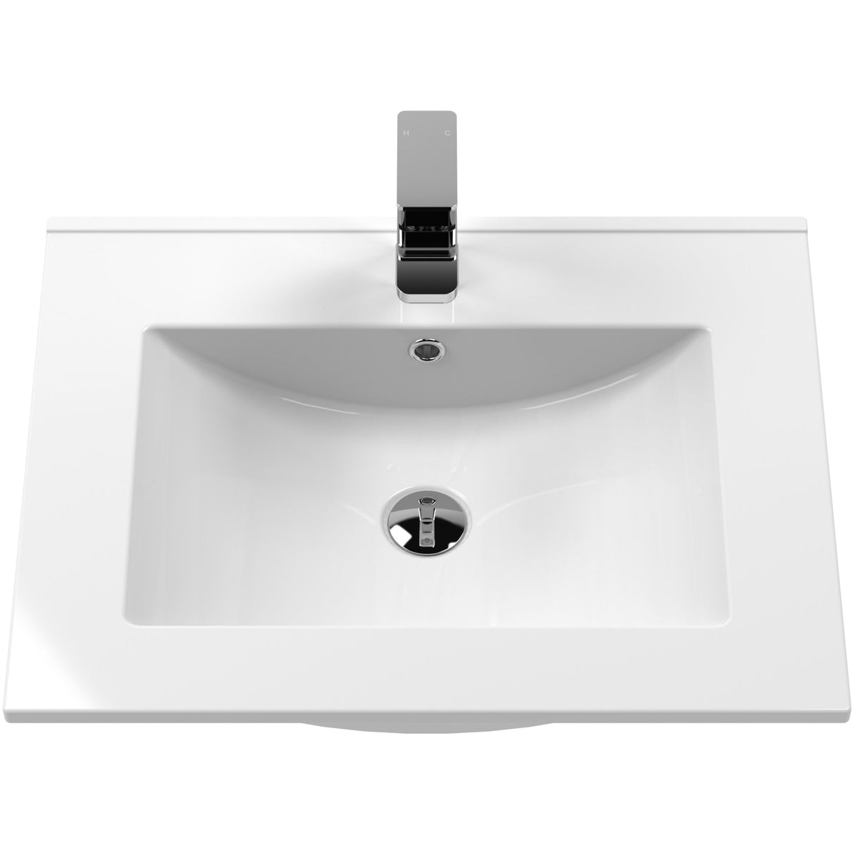 Hudson Reed Lille 800mm Wall Hung 1 Drawer Vanity Unit & Basin