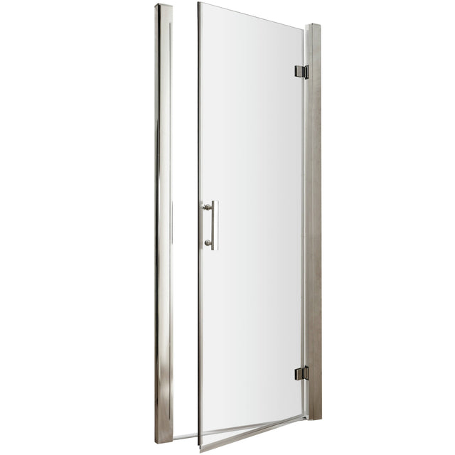 Hudson Reed Pacific Hinged Shower Door Chrome, 6mm Glass AQHD70