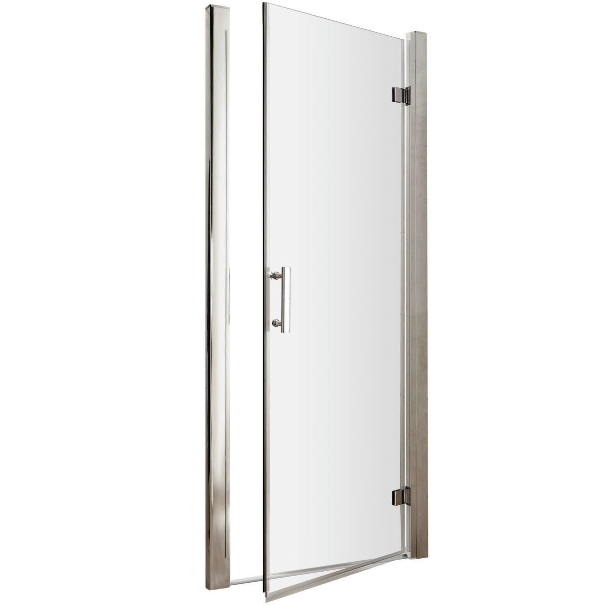 Hudson Reed Pacific Hinged Shower Door Chrome, 6mm Glass AQHD90