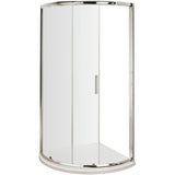 Hudson Reed Pacific Single Entry Quadrant Shower Enclosure 860 x 860mm, Chrome, 6mm Glass AQSE1