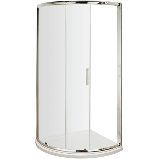 Hudson Reed Pacific Single Entry Quadrant Shower Enclosure 860 x 860mm, Chrome, 6mm Glass AQSE1