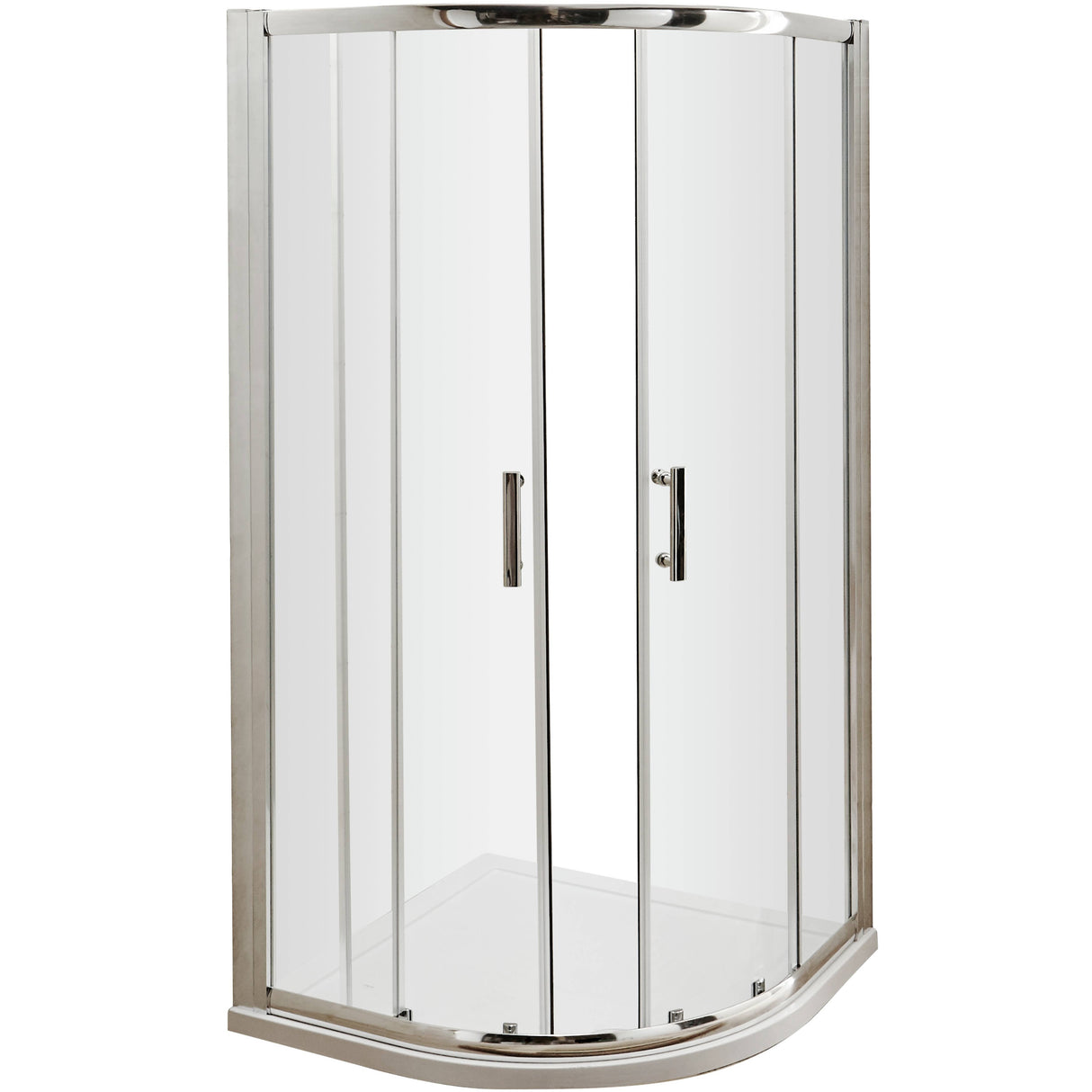 Hudson Reed Pacific Quadrant Shower Enclosure, Chrome, 6mm Glass AQU10