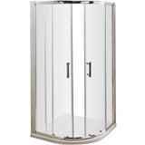 Hudson Reed Pacific Quadrant Shower Enclosure, Chrome, 6mm Glass AQU10