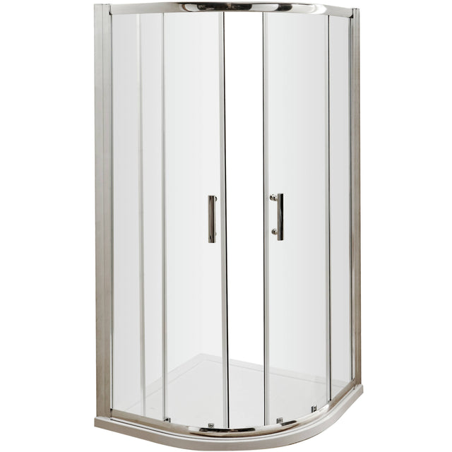 Hudson Reed Pacific Quadrant Shower Enclosure, Chrome, 6mm Glass AQU8