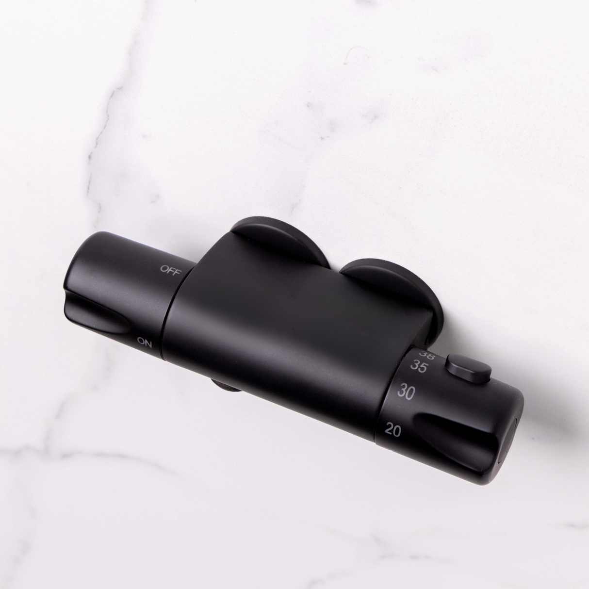 Ellsi Atlas Minimalist Exposed Thermostatic Bar Shower Valve MATT BLACK TBV-01-MB LS1