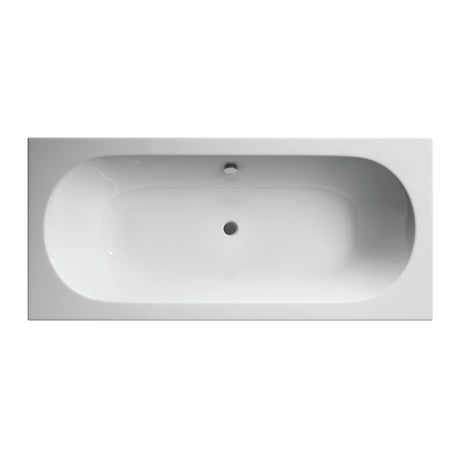 Nuie Otley Round Double Ended Eternalite Acrylic Bath White BDE009