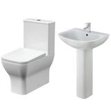 Nuie AVA Rimless Toilet & Basin Suite BMAVAPK01