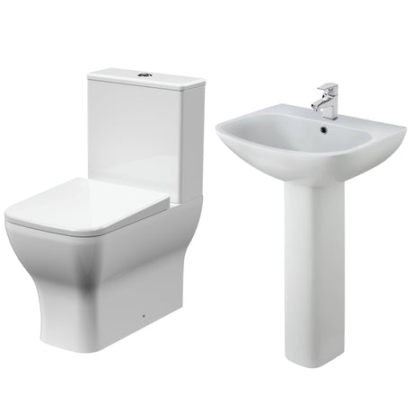 Nuie AVA Rimless Toilet & Basin Suite BMAVAPK01