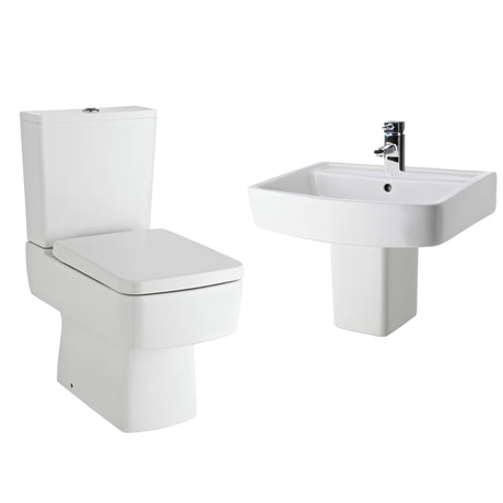 Nuie Bliss Toilet & Wall Hung Basin Suite BMBLSSPK02