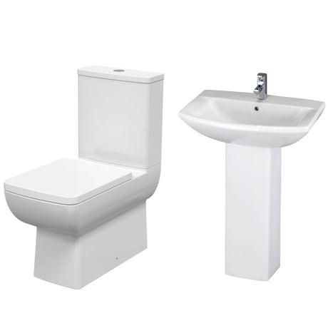 Nuie Cleo BTW Toilet & Basin Suite BMCLEOPK01