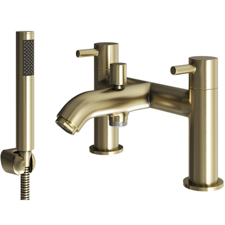 Ellsi Bounce Bath Shower Mixer Tap & Shower Kit BRUSHED BRASS PDT-000358