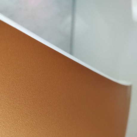 Bathmegastore Doris Acrylic Freestanding Bath L1750 x W750mm Painted BMDORIS-BATH-METALLIC-1750-WH-WASTE LSM4