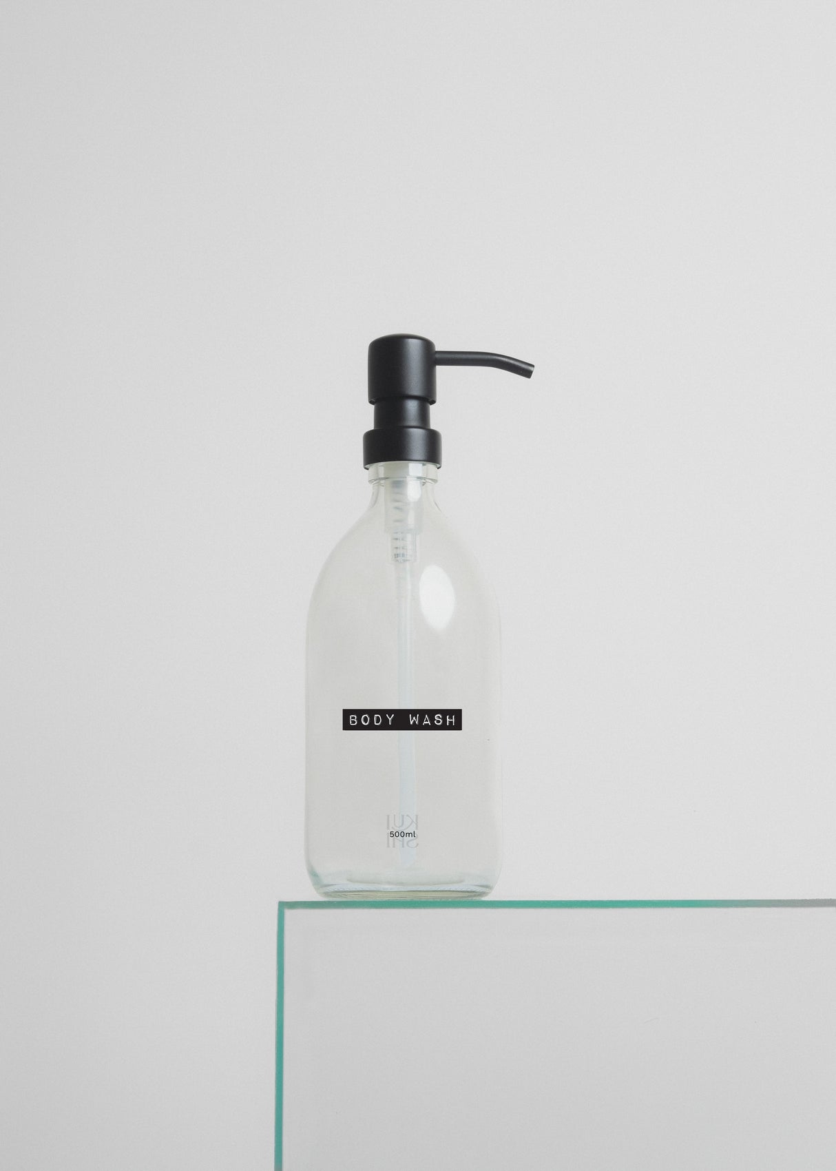 Vintage Clear Dispenser Bottles