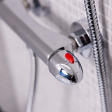 Ellsi Dew Thermostatic Bar Valve & Round Shower Set Chrome SK-08-CH LS2