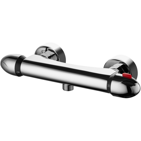 Ellsi Dew Exposed Thermostatic Bar Shower Valve Chrome TBV-02-CH