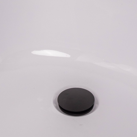 Ellsi Easy Clean Click Clack Bath Waste & Overflow MATT BLACK ECBW001MB LS2