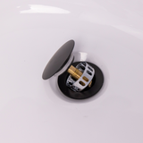 Ellsi Easy Clean Click Clack Bath Waste & Overflow MATT BLACK ECBW001MB LS3