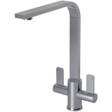 Ellsi Eben Twin Lever Kitchen Mixer Tap CHROME EBE-01-CH