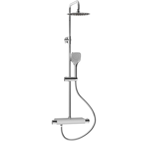 Ellsi Garda 2 Outlet Exposed Cool-Touch Thermostatic Shower Set Chrome SK-03-CH