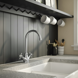 Astini Victoria Kitchen Sink Mono Mixer Tap with Chrome, Brushed Nickel, and Brushed Brass Finishes