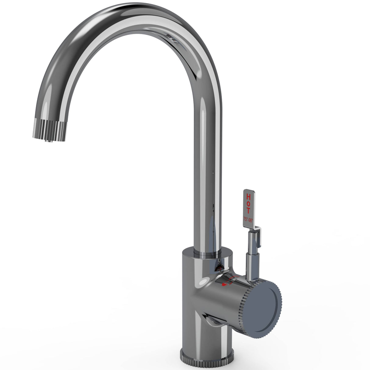 Ellsi Firm Single Lever 3in1 Instant Boiling Water Tap With Boiler & Filter CHROME HWT-KIT-10-CH