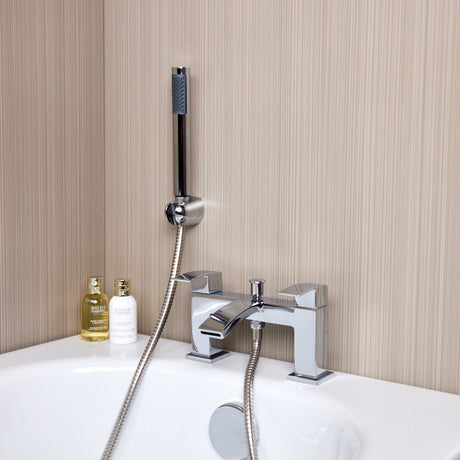 Ellsi Kinlin Waterfall Bath Shower Mixer Tap & Shower Kit CHROME KIN-02-CH LS1