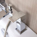 Ellsi Kinlin Waterfall Bath Shower Mixer Tap & Shower Kit CHROME KIN-02-CH LS3