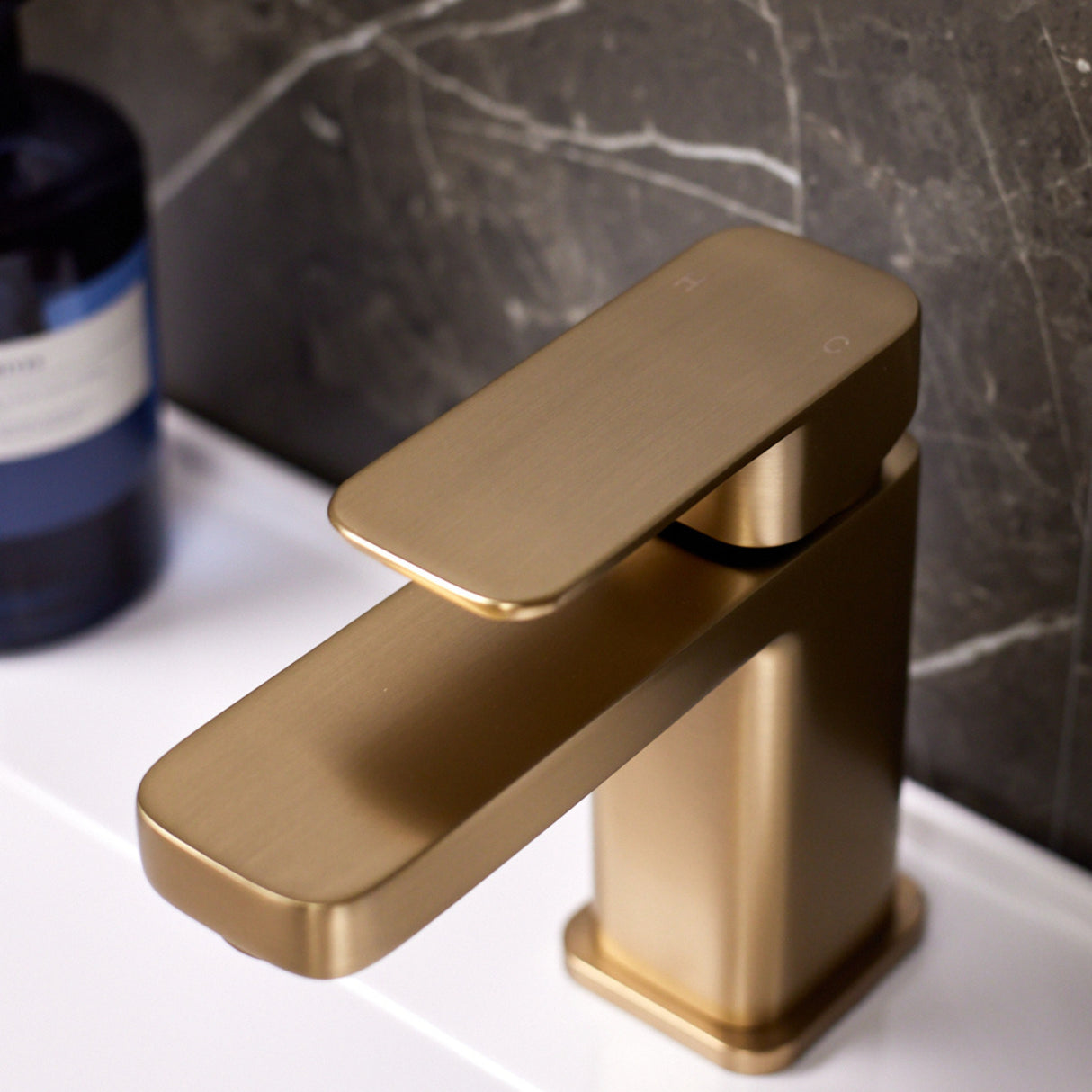 Ellsi Lanza Mono Basin Mixer Tap BRUSHED BRASS LAN-01-BB LS3