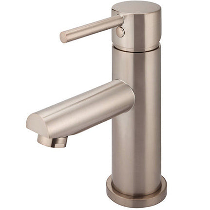 Meir Round Mono Basin Mixer Tap Champagne MB02-CH_1