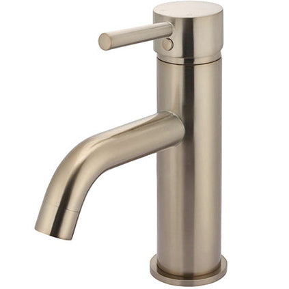 Meir Curved Mono Basin Mixer Tap Champagne MB03-CH_1