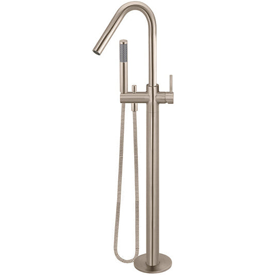 Meir Freestanding Single Lever Bath Shower Mixer Tap With Shower Kit Champagne MB09-CH_1