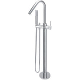 Meir Freestanding Single Lever Bath Shower Mixer Tap With Shower Kit Chrome MB09-C_1