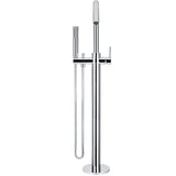 Meir Freestanding Single Lever Bath Shower Mixer Tap With Shower Kit Chrome MB09-C_3