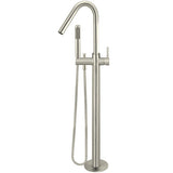 Meir Freestanding Single Lever Bath Shower Mixer Tap With Shower Kit Brushed Nickel MB09-PVDBN_1
