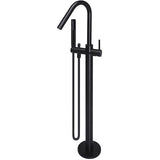Meir Freestanding Single Lever Bath Shower Mixer Tap With Shower Kit Matt Black MB09_1
