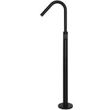 Meir Freestanding Single Lever Bath Shower Mixer Tap With Shower Kit Matt Black MB09_3